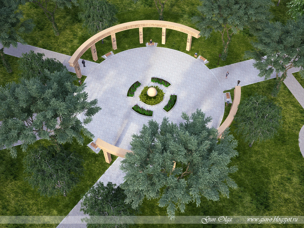 Сквер национальных общин(визуализация)