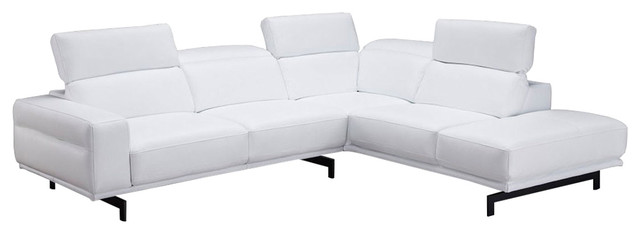 Davenport Premium Leather Sectional, J & M Furniture A761 Aurora Leather Sectional Sofa