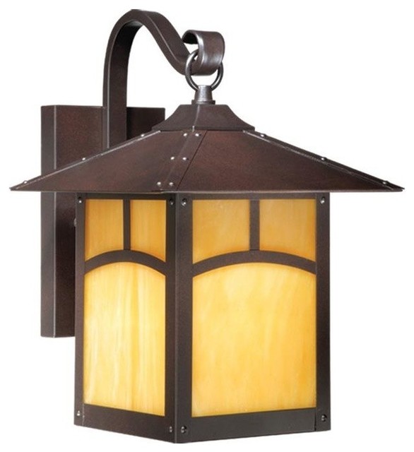 Vaxcel Lighting TLOWD090EB Taliesin Transitional Outdoor Wall Sconce