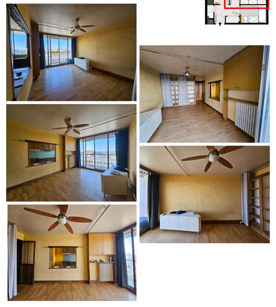 Rénovation d'un studio avec mezzanine