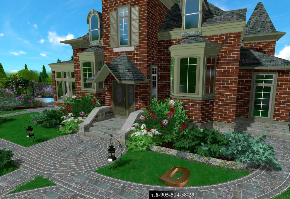 Проект ландшафтного дизайна участка 15,5 соток, Прибалтика , 2019г.