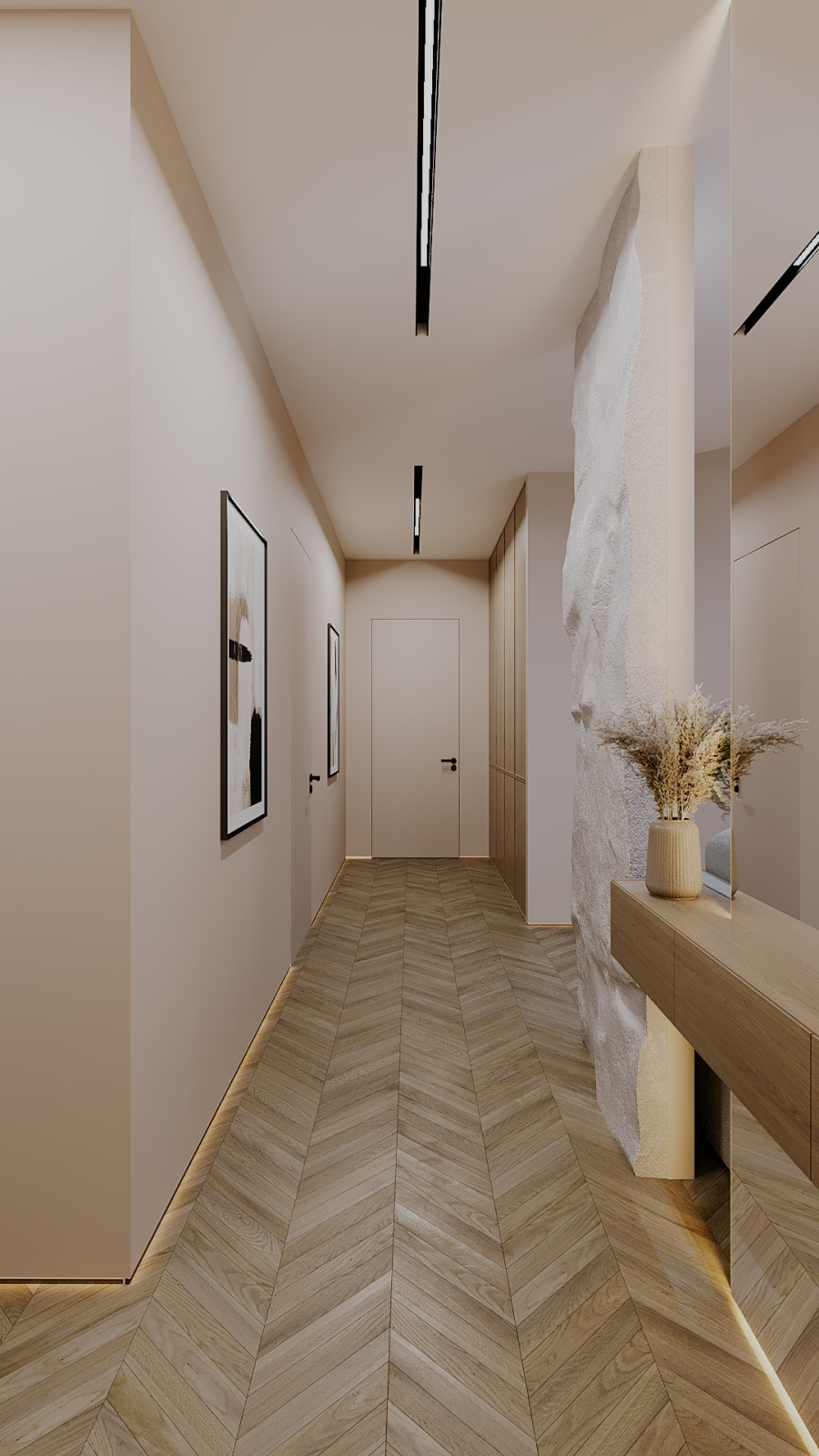 Дизайн-проект трехкомнатной квартиры 90 м2