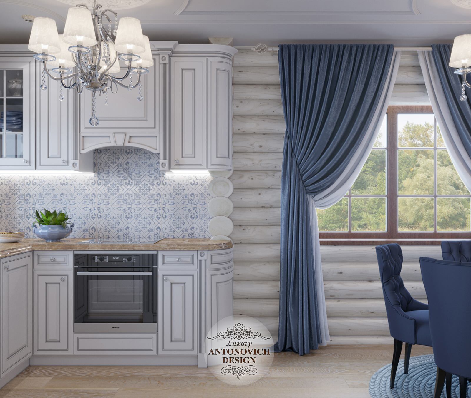 Элегантный дизайн гостиной в доме