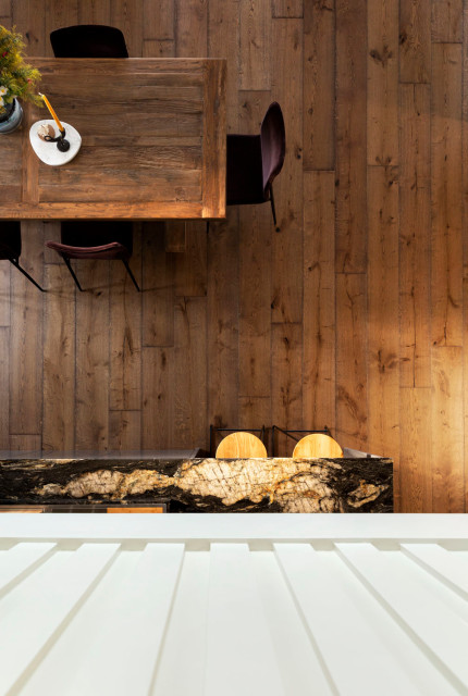 Beachlands House contemporary-vardagsrum