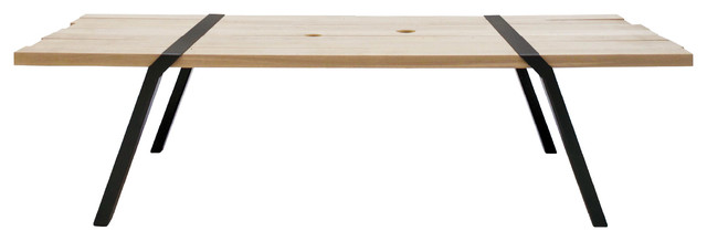 12-Seater Solid Oak Dining Table, Black