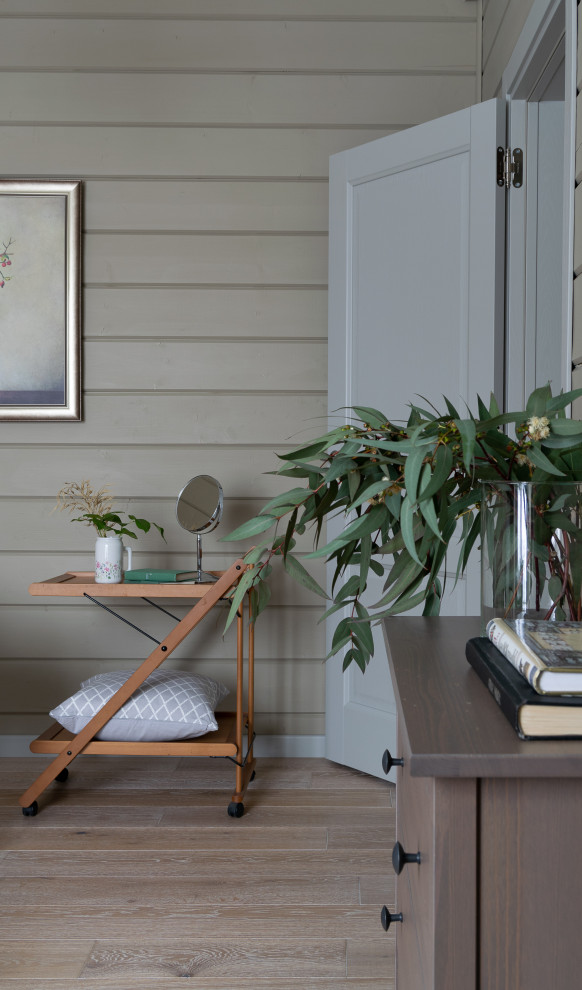 Уютный дом в скандинавском стиле с нотками английской классики