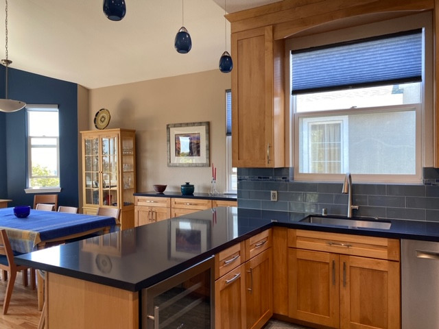 Oakland Hills Blue Kitchen