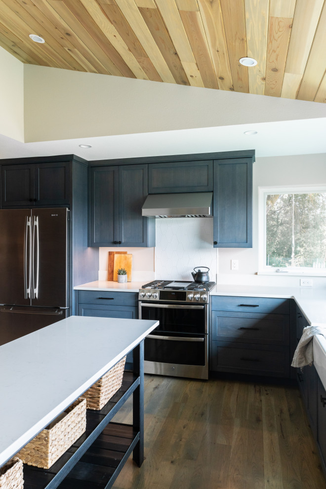 Kitchen - transitional kitchen idea in Seattle