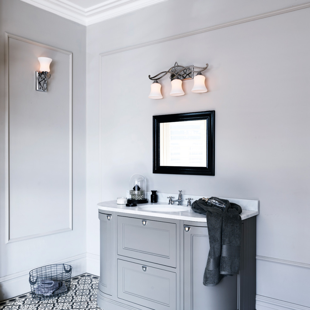 Оформление ванной комнаты бра Hinkley