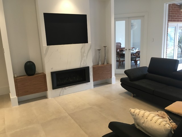 Private Residence Project - Kitchen Renovation modern-vardagsrum