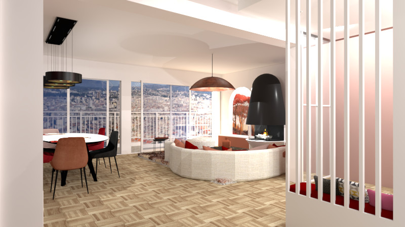 vue 3D sejour