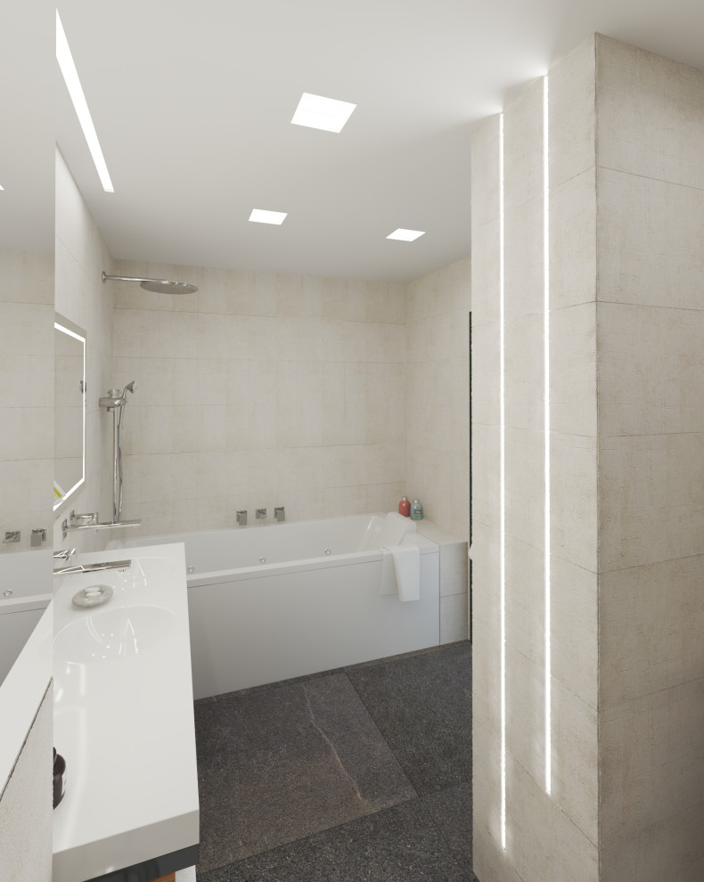 Современный интерьер с японскими мотивами