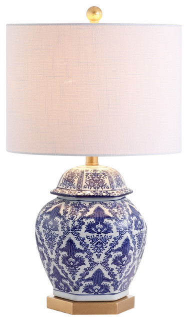 table lamps blue and white