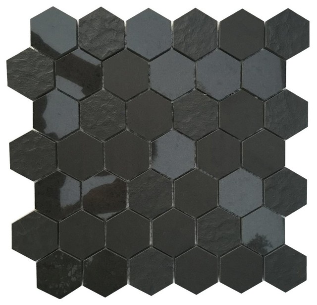 Ancient Sky 2 Honeycomb Hexagon Transitional Mosaic Tile By Ancient Sky 2 Honeycomb Hexagon Transitional Mosaic Tile By Shades Of Stone