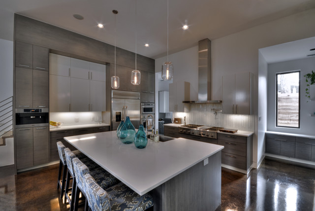 Ethridge Residence contemporaneo-cocina