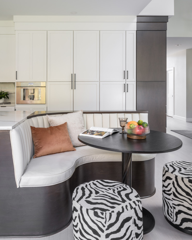 Warm Modern Kitchen Designed for Hosting - Modern - Kitchen ...