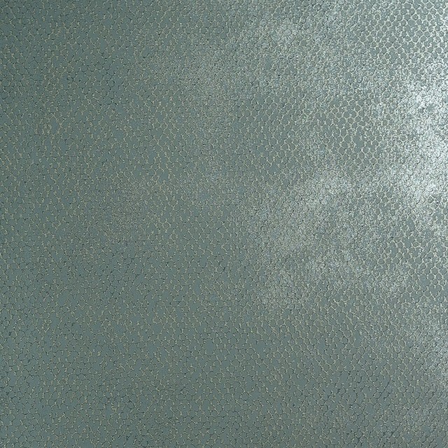 Metallic Contemporary Blue Fish Scale Wallpaper R3841 - Roll