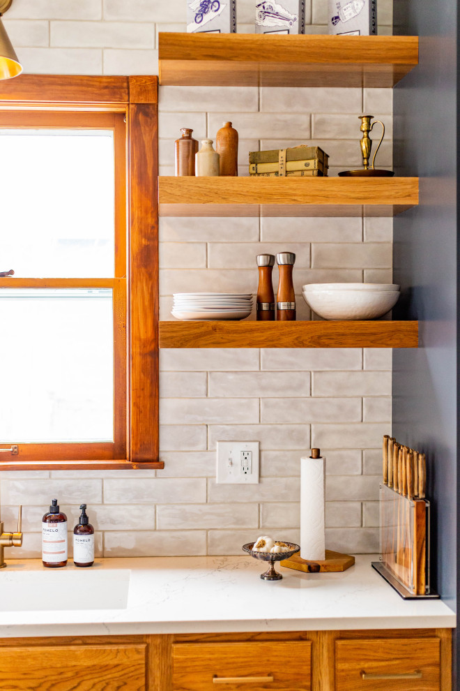 MidCentury Modern Kitchen Minneapolis by Preferred Kitchens, Inc. Houzz