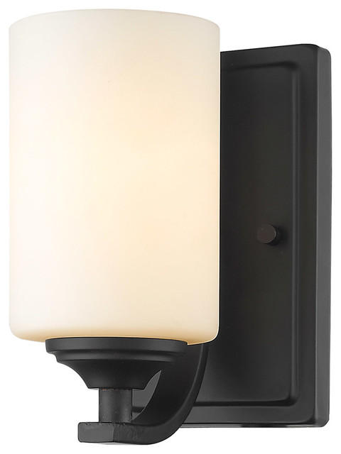 1 Light Wall Sconce Bronze - Transitional - Lighting - by Lights Online ...