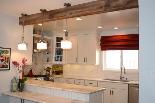 Transitional kitchen photo in Los Angeles