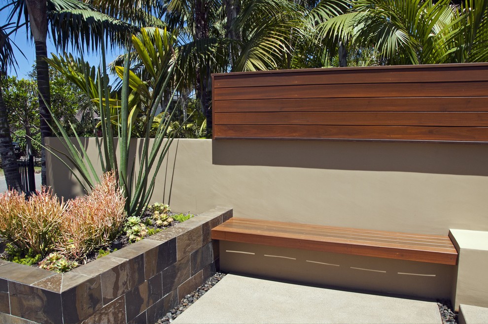 This is an example of a contemporary garden in San Diego.