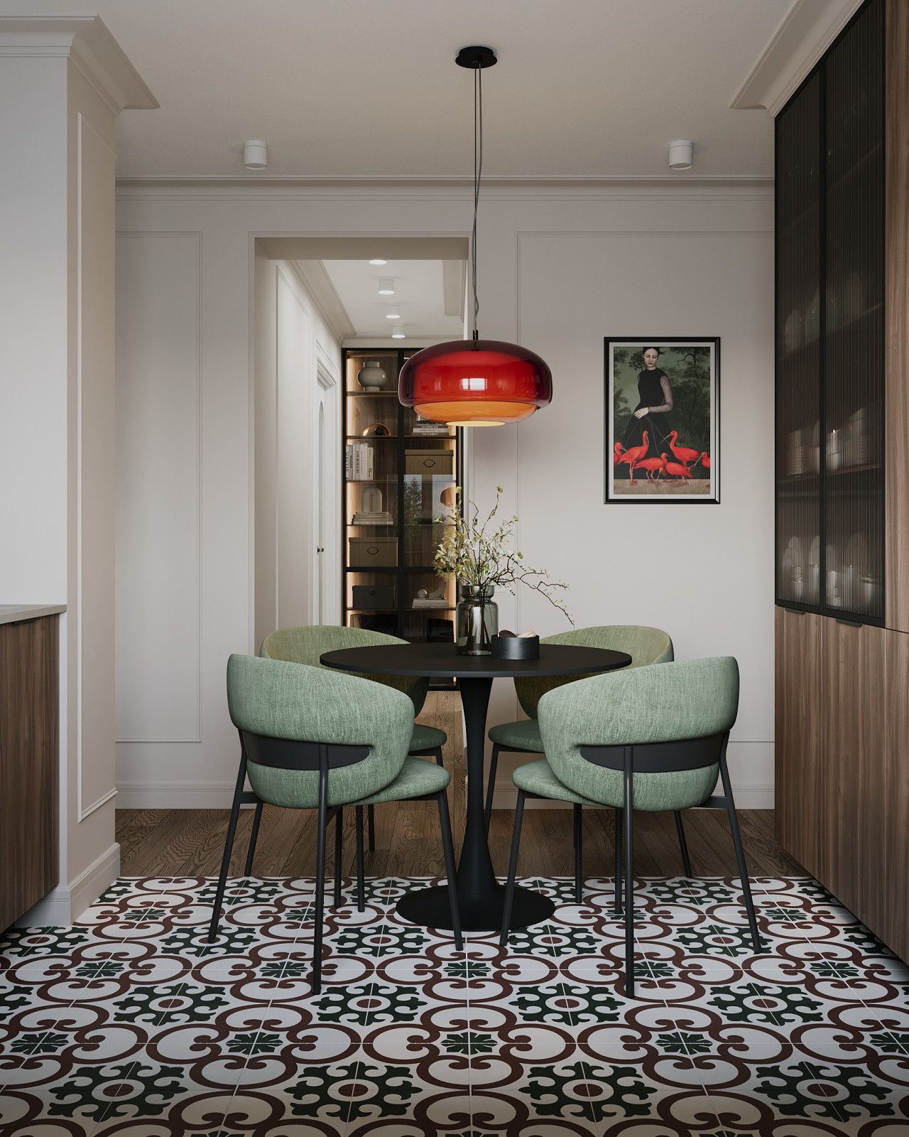 Современная классика в двухкомнатной квартире