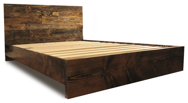 Platform Bed Frame And Headboard Set Contemporary Beds Platform Headboard Set Dark Walnut Queen