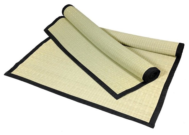Oriental Furniture Lightweight Portable Rush Gr Goza Mat Lightweight Portable Rush Gr Goza Mat Asian Area Rugs