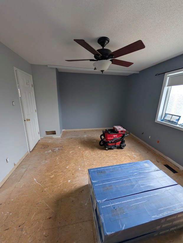 Bedroom Flooring Installation