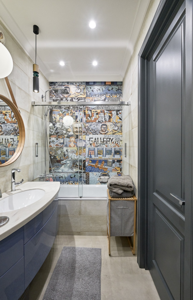 Квартира в серо-белых тонах