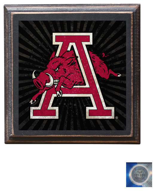 Arkansas Razorbacks A Logo Home Decor Wall Art Plaque Sign Gift Present