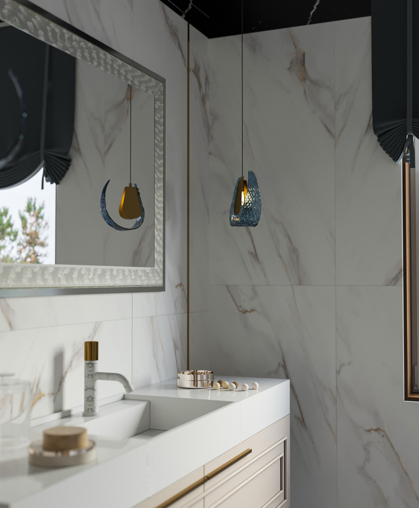 Загородный двухэтажный дом