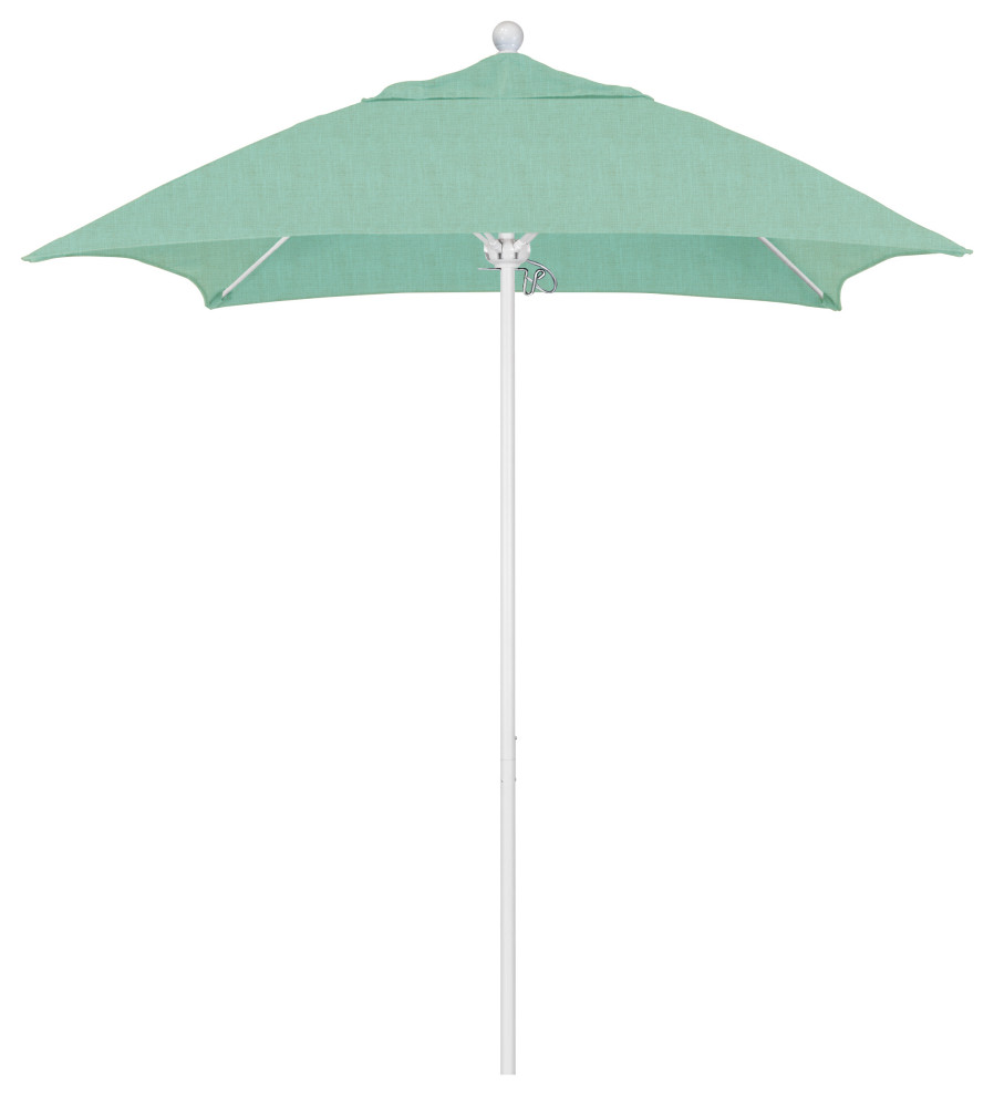 6 Fiberglass Patio Umbrella Push Open White Sunbrella Contemporary Outdoor Umbrellas By Western Sierra Trading Company