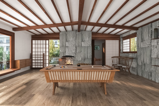 Hutton Pool Table asiatisk-allrum