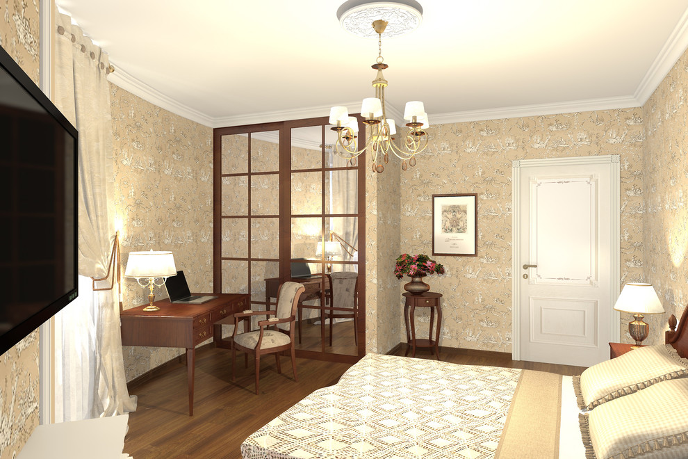 Дизайн-проект квартиры в современном классическом стиле в Волгограде