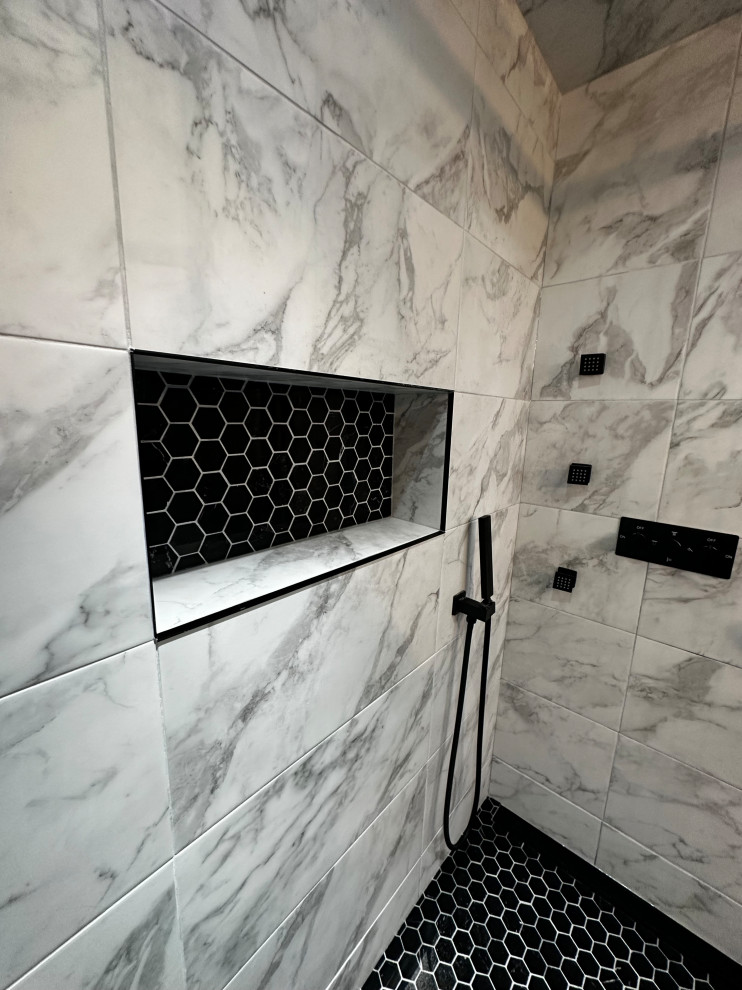 Largie Road - Modern Basement Bathroom - Dutton, ON