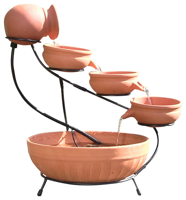 Diy Home Decor Terracotta Terracotta Home Decor Ganpati Wall Hanging Cascade Solar Fountain Transitional Outdoor