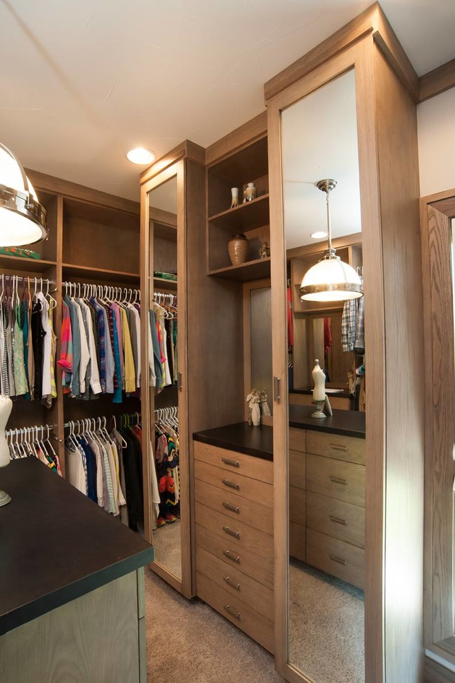 Transitional storage and wardrobe in Cleveland.