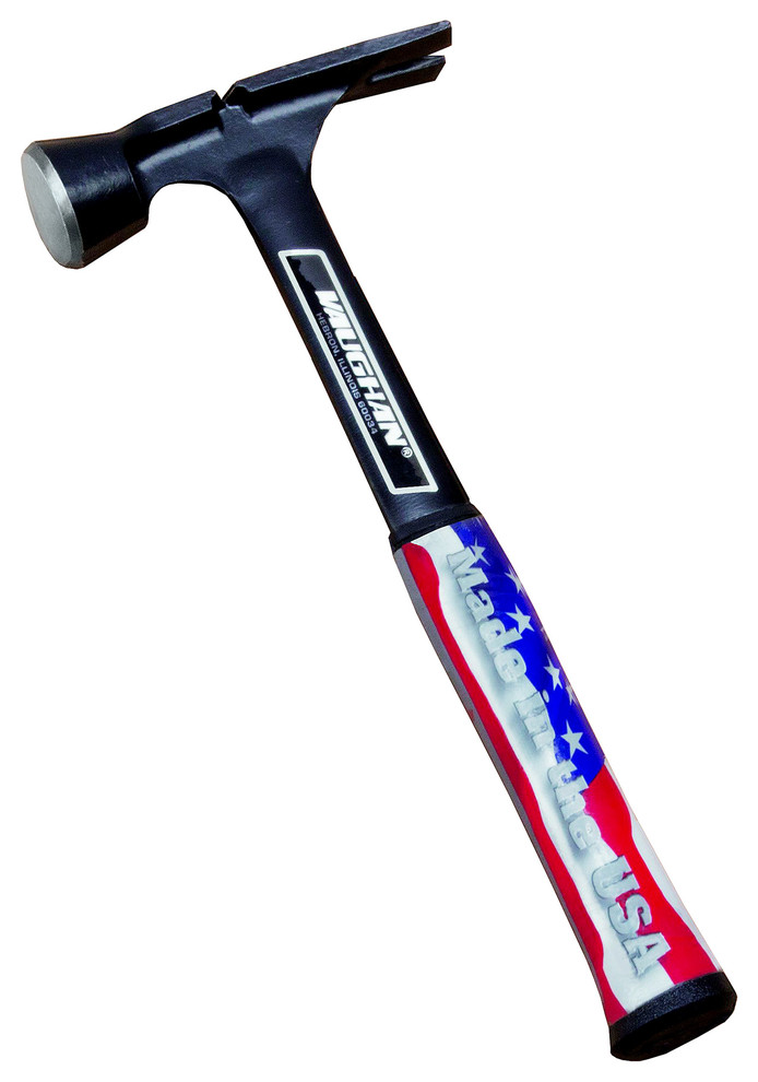 Straight Claw Hammer, 17oz Smooth Nail Starter, 13.5