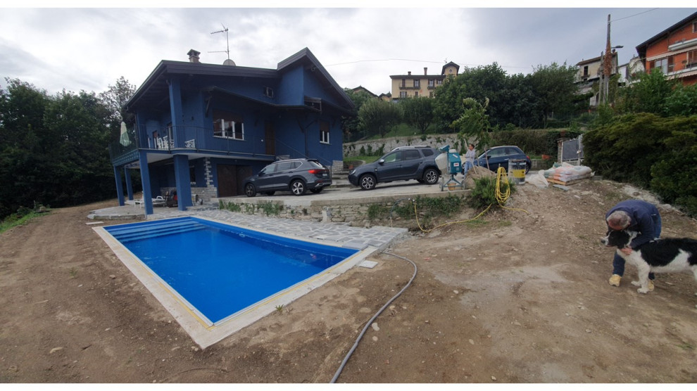 Progetto realizzato Piscina work in progress