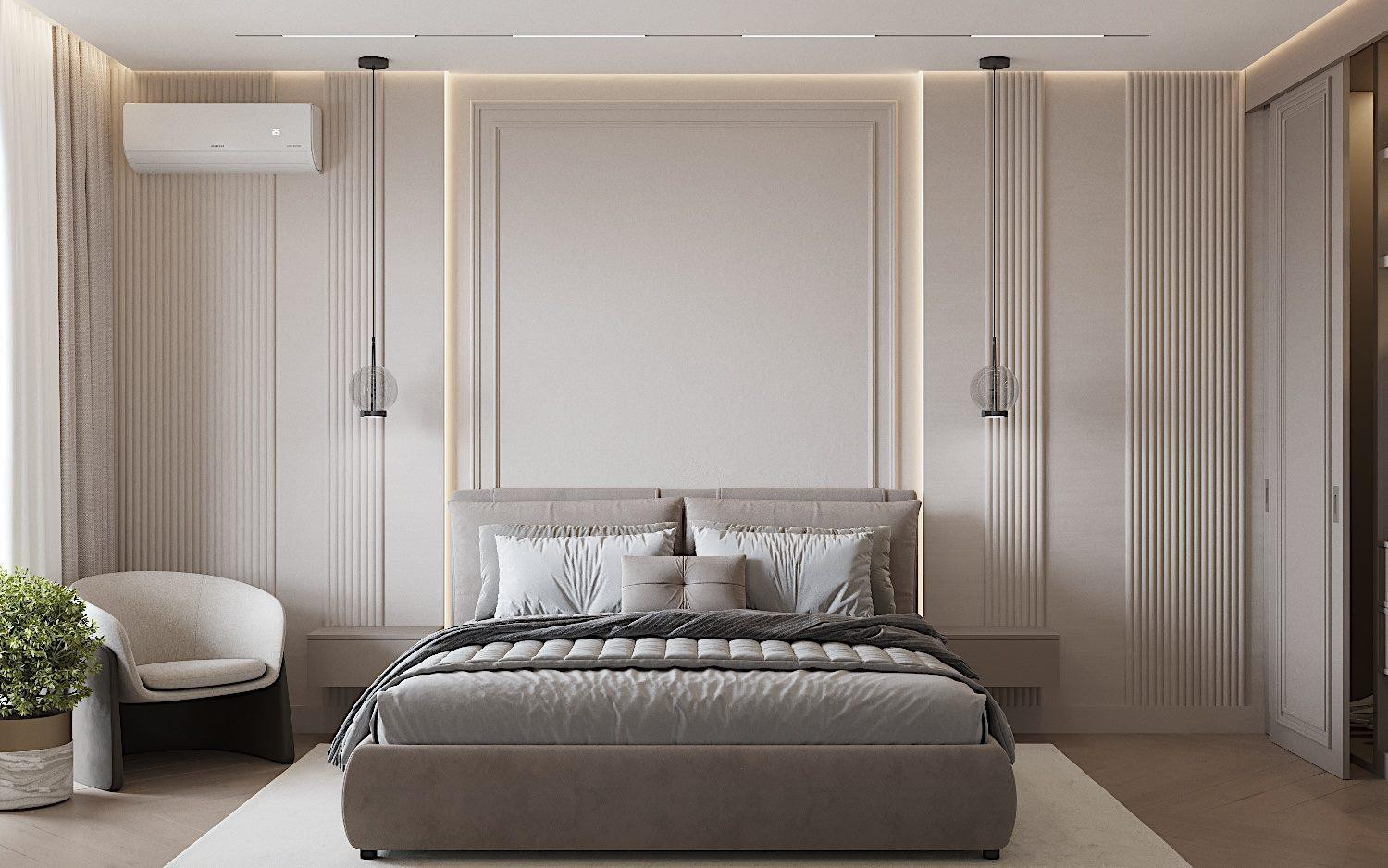 Квартира 57м2 в Новороссийске в стиле неоклассика