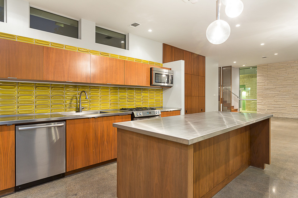 Inspiration for an eclectic kitchen remodel in Austin