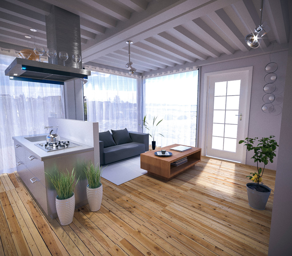 Номер из контейнеров на пляже в п. Витязево