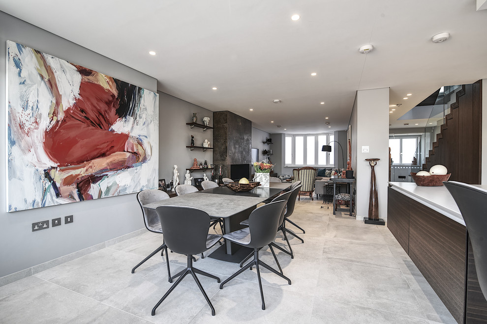 Modern kitchen in London.