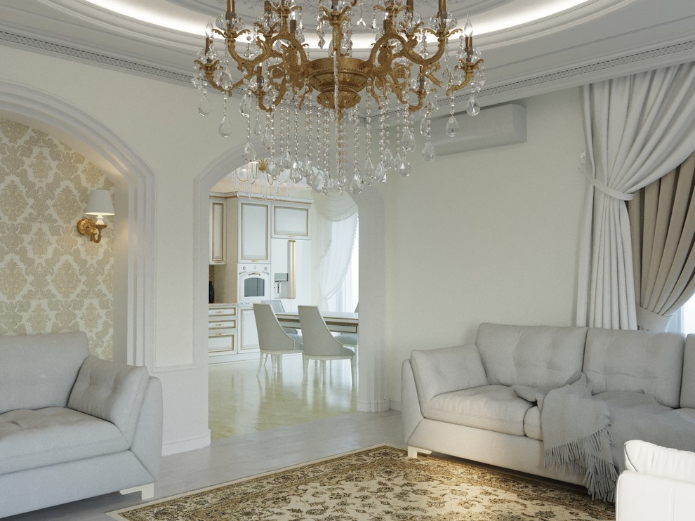 Интерьер одноэтажного жилого дома SH002