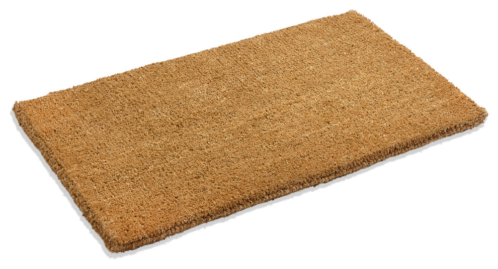 1 Thick Low Clearance Kempf Natural Coco Coir Doormat 24-Inch by 48-Inch 