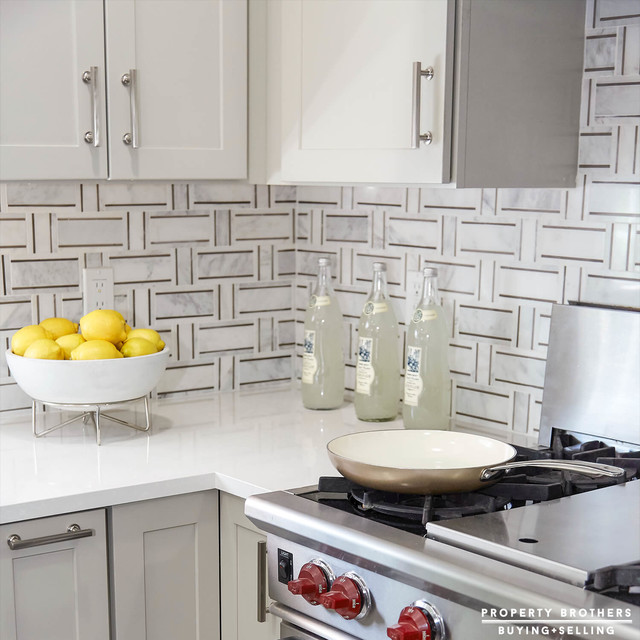 Property Brothers - Contemporary - Kitchen - New York - by Ivy Hill Tile