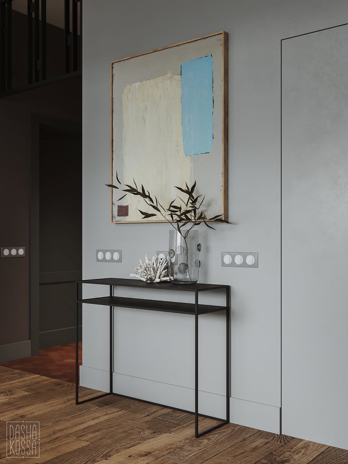 Двухуровневая квартира для загородной жизни в комфортных условиях