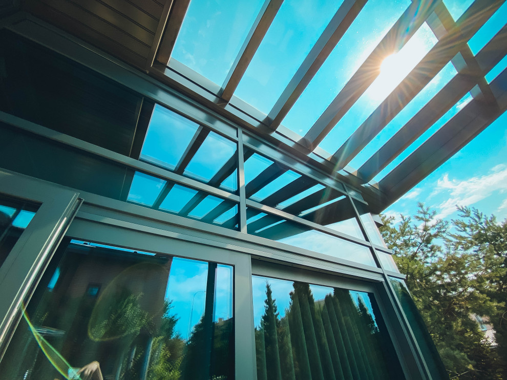 Остекление частного коттеджа. Новая Москва