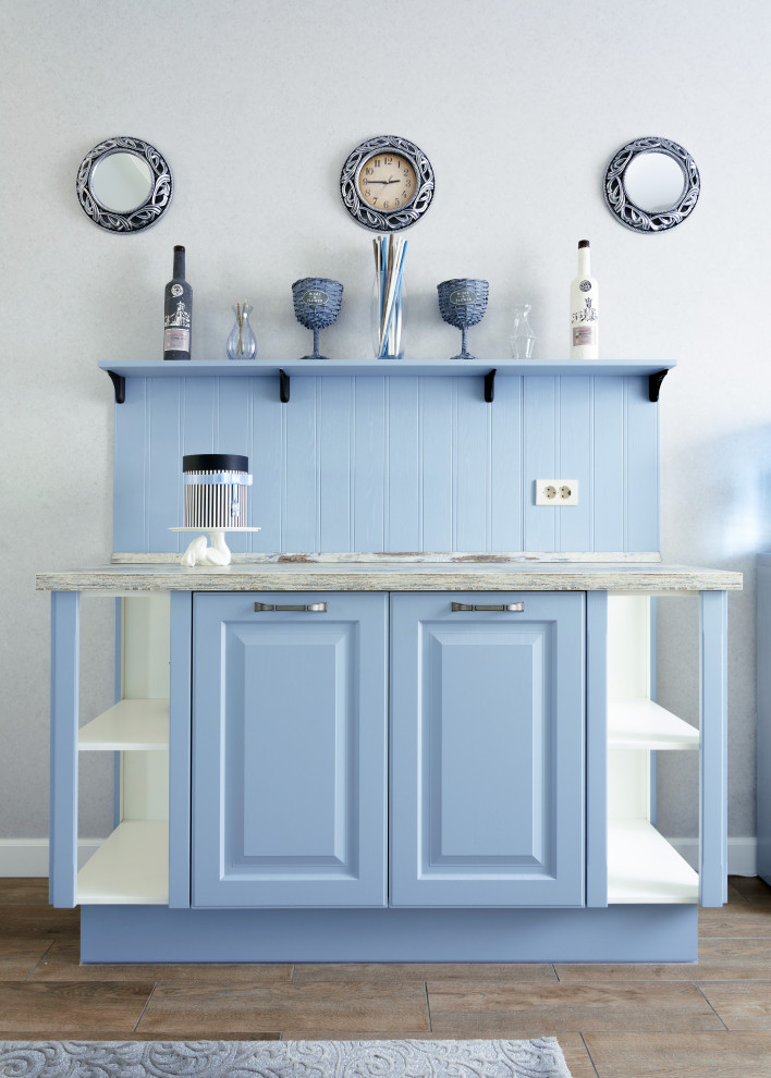 Кухня и прихожая в частном доме в Пензе